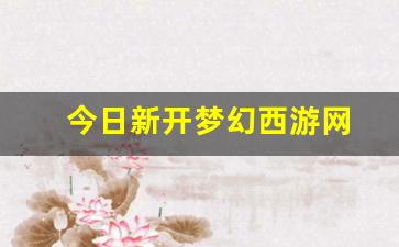 刚开一：今日新开梦幻西游网 (4)